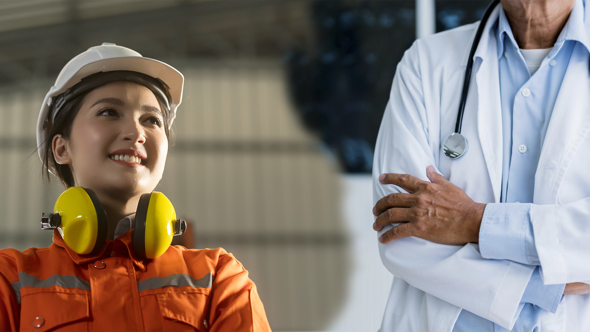 Equipe CMV em atendimento de saude ocupacional